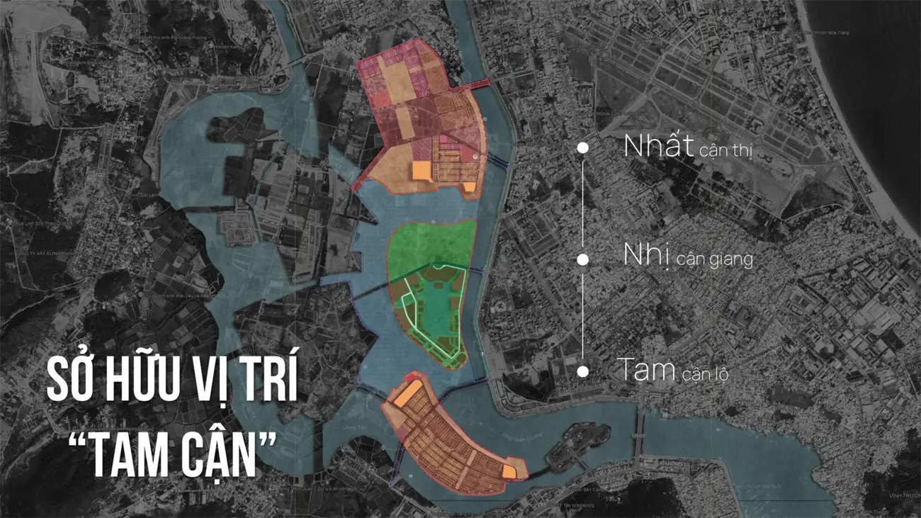 Dự án Charmora City tại Phường Nam Nha Trang với vị trí “trung tâm của trung tâm” ba mặt giáp sông.