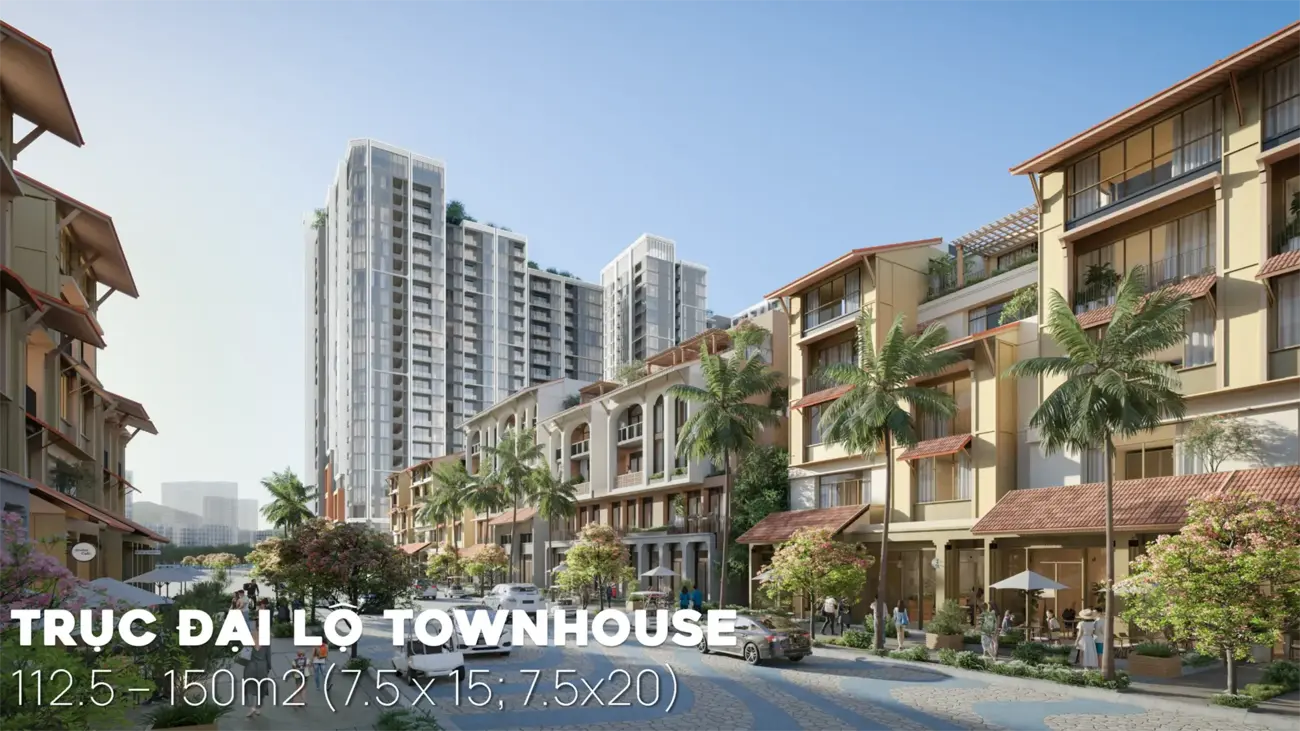 Khu đô thị Charmora City – Trục đại lộ townhouse cao cấp với thiết kế hiện đại và không gian xanh mát.